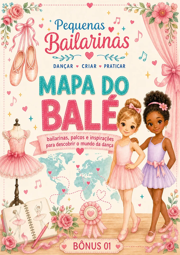 Bônus Mapa do Balé Pequenas Bailarinas